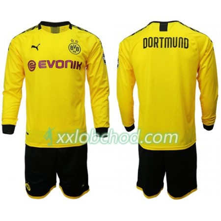 Fotbalové dresy Borussia Dortmund Dětské Domácí Dres 2019/20 Dlouhý Rukáv